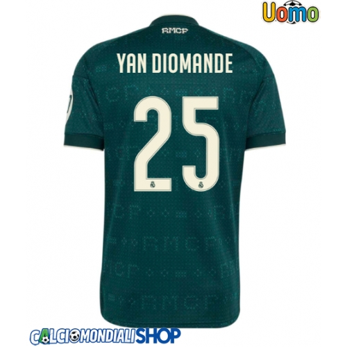 Maglie da calcio Real Madrid Yan Diomande #25 Seconda Maglia 2026-27 Manica Corta